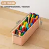 Caja de Almacenamiento con Compartimentos para Papelería Organizador de Escritorio Caja con Divisiones Cajón de Escritorio Incorporado Caja de Almacenamiento con Divisiones para Artículos Varios Lápices de Colores