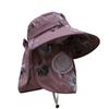 Sombrero de sol de ala ancha para primavera y verano, sombrero de sol para secado al aire libre en granja, sombrero de sol con protección solar para ciclismo, sombrero de té con máscara a prueba de polvo para mujer