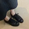 Nuevos Zapatos de Cuña Gruesa para Mujer, Mocasines Simples con Cordones, Estilo Británico, de Moda, Cómodos, para Primavera y Otoño