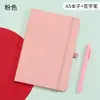 Cuaderno de oficina A5 de tapa dura transfronterizo con banda elástica, cuero, logo personalizado, diario, en stock, venta al por mayor
