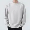 Sudadera Pesada de Capa de Aire 3D para Hombre Otoño Invierno Nueva Cuello Redondo Holgada Capa Base Interna Venta al por Mayor Directa de Fábrica