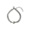 Pulsera de Perlas Tejidas para Mujer 2026 Modelo Nuevo Lujo Ligero Nicho Gama Alta Exquisita Joyería Pulsera de Estilo Minimalista Venta al por Mayor