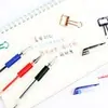 Bolígrafo de gel negro suministros de oficina papelería para estudiantes bolígrafo para examen 0.5mm pluma de agua de carbono al por mayor