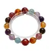 Pulsera de Cristal Amarillo Torre de Alta Calidad para Mujer, Cristal de Fresa, Aguamarina Uruguaya, Pulsera de Lavanda al por Mayor