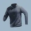 2026 Nueva Chaqueta de Verano Elástica de Seda de Hielo Protección Solar para Hombre Chaqueta Fina para Exterior para Hombre Abrigo con Cuello Alto