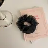 Scrunchie Fresco de Verano Dulce Estilo Coreano Envuelto en Malla Cuerda Redonda Floral Estilo Universitario Elástico para el Cabello Accesorios para el Cabello para Mujeres