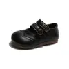 Zapatos Pequeños de Piel para Niñas Zapatos Elegantes de Princesa 2026 Nuevo Estilo Primavera y Otoño Mocasines Bajos para Niñas Zapatos Individuales para Bebé