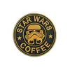 Suministro Transfronterizo Sello de Goma Star Wars Luminoso 3D PVC Parche de Velcro Brazalete Suministros para Exteriores