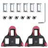 ANTUKE pedal de bicicleta estrada autobloqueante com peça de bloqueio pedal de nylon SPD pedal leve equipamento de equitação