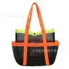 Bolsa de playa de red hueca transfronteriza de Amazon con múltiples bolsillos para baño, natación, gran capacidad, bolsa organizadora para juguetes