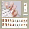 Parches de Uñas Desgastables Personalizados, Uñas Desgastables de Alta Gama, Parches de Uñas Cortos Pintados a Mano, Parches Desgastables para Manicura al por Mayor
