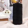 Hilo de algodón hueco redondo de 2 mm para tejer a mano DIY, bolsas de ganchillo, sombreros, cojines, pantuflas kit de materiales