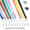 Carrete retráctil para gafete de 2.0 cm, colores variados, porta-gafete de fácil extracción para tarjetas de identificación, gafetes de trabajo, tarjetas de campus, tarjetas largas