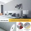 Papel de Parede Autoadesivo Impermeável, à Prova de Umidade, à Prova de Mofo Adesivos de Parede Estéreo 3D Papel de Parede Quarto Renovação Quente Adesivos de Parede Isolamento e Conservação de Calor