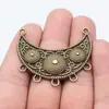 47X41mm 8.8g Multicor DIY Liga de Zinco Acessórios de Joias Conectores de Colar