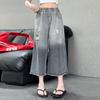 Jeans de Verano para Niñas 2025 Nueva Moda Estilo Coreano Pantalones Recortados Degradados de Moda para Niños Mayores Transfronterizo
