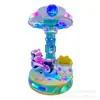 Fabricante de Animación Juegos de Arcade de Monedas para Niños y Padres Carrusel Galaxia para Tres Personas Recinto Interior Instalaciones de Entretenimiento de Videojuegos