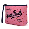 Moda Europeia e Americana Estampa de Leopardo Material de Mergulho Bolsa de Cosméticos Design de Nicho Bolsa para Batom e Cosméticos Bolsa de Higiene Pessoal Portátil para Viagem