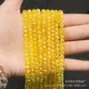 Cuentas planas de cristal de vidrio facetado con forma de rueda de colores sueltas para collares, pulseras y accesorios de joyería hechos a mano DIY al por mayor