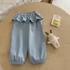 Ropa Dulce para Niños Cubrepañal para Bebé Niña Pantalones de Lunares 2026 Otoño Nuevo Niñas Guardería Regreso a la Escuela Pantalones de Farol Tendencia