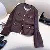 Chaqueta de Cuero Corta con Cuello Redondo Otoño/Primavera Nueva Chaqueta Roja Chaqueta Pequeña Holgada Top 88172
