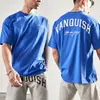 Calças Jogger Verão Novas Camisetas Masculinas Esportivas Casuais Algodão Redonda N