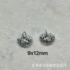 Shanxi prata antiga retro fazer antigo pequeno pingente pequeno vários estilos de Panax notoginseng prata DIY peça literária acessórios de joias