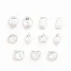 Zircônia Geométrica Irregular Banhada Diamantes de Zircônia com Fundo Plano Multifacetados Super Brilhantes Diamantes para Nail Art DIY Cristal Sintético Zircônia