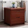 Mesita de noche de madera maciza de nogal mini 40, armario de almacenamiento de estilo chino moderno y simple, armario de almacenamiento de mesita de noche para dormitorio, completamente ensamblado