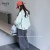 Chaqueta recia para niña YOJIA, nueva y elegante sudadera con capucha para niños Otoño 2026, abrigo ligero para niños para otoño