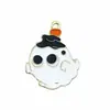 Accesorios decorativos de goteo de aceite para Halloween Colgantes DIY de calabaza, fantasma, calavera Cadenas para teléfono Llaveros Adornos