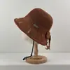 Sombrero de Pescador Estilo Coreano con Lazo para Mujer, Modelo Nuevo con Ranura Trasera, Hueco, Transpirable, Sombrilla, Sombrero de Protección Solar para Viajes al Aire Libre y Playa