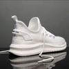 Sapatos Masculinos 2024 Outono Novos Sapatos de Malha para Homens Atacado Transfronteiriço Fly Woven Respirável Sapatos Esportivos para Homens Sapatos Casuais e Confortáveis para Homens