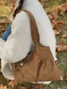 Bolsa Casual Retro de Grande Capacidade para Mulheres 2026 Nova Moda de Inverno Bolsa Tote de Alta Qualidade Bolsa de Ombro Versátil Tendência