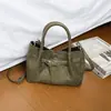 Bolso de trabajo de otoño e invierno para mujer, nuevo bolso de hombro retro de moda 2026, bolso cruzado de gamuza