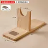Pistola de Pegamento Caliente Soporte de Madera Maciza, Soporte de Almacenamiento Engrosado Anti-Quemaduras, Accesorios para Herramientas, Soporte de Fijación Universal para Cabezal de Pistola de Pegamento Caliente