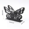 Caja de pañuelos para el hogar Soporte de servilletas de arte de hierro nórdico Adorno de almacenamiento para mesa de comedor Decoración de metal creativa