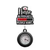 Reloj de Bolsillo Clásico de Enfermera y Doctor de Hospital con Apariencia Personalizada y Práctico Clip Retráctil para Insignia Colgante de Pecho