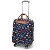 Bolsa Trolley con Ruedas Universal, Bolsa de Viaje, Mochila, Estudiante Funcional Versión Coreana, Gran Capacidad, Viaje de Corta Distancia, Logo Imprimible