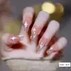 Internet Red Explosivo Super Flash Diamante Quebrado Flash Prata Borboleta Arte de Unha Adesivo Laser Reflexivo Estrela Urso Amor Adesivo de Unha