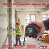 Cinta métrica de acero autoblocante de 7.5M, Cinta fluorescente de 25 mm de ancho, Cinta métrica métrica de alta precisión con gancho para medición de construcción