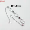 Pulsera de Cobre Puro Plateada en Plata 925 para Montaje de Piedras Preciosas DIY, Pulsera Plateada en Platino, Servicio de Procesamiento para Montaje de Piedras Preciosas en Blanco