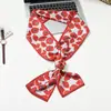 Bufanda de Seda para Mujer de Alta Gama Pequeña Larga Versátil Primavera Otoño Verano Delgada Estrecha para Combinar con Camisa Bufanda de Cuello Bufanda