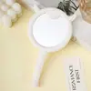 Nuevo espejo de mano cosmético grande lindo caricatura agradable mango de cabra espejo pequeño portátil portátil venta al por mayor de fábrica