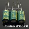 Condensador electrolítico de aluminio de alta frecuencia y baja resistencia, 82UF, 80V, 8*16/MM, 80 V, 82UF, 10*16