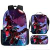 Mochila escolar periférica de Spider-Man para niños y estudiantes de entrega rápida transfronteriza, mochila de hombro, juego de tres piezas