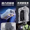 Linterna Mini Nueva Transfronteriza Alarma de Autodefensa Clip de Carga Exterior Luz de Gorra Luminosa Múltiples Fuentes de Luz Llavero de Luz