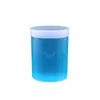 Frasco de Plástico Transparente de Boca Ancha de 500ml Botella de Empaque Recto