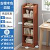 Estante de Livros Simples Estreita de Chão Rack de Armazenamento para Espaços Pequenos Armário para Cantos Sala de Estar Doméstica Estante de Canto Multi-camadas