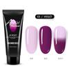 Pegamento para extensiones de uñas de cristal, 15 ml, para uñas artísticas, temperatura, rápido, sin papel, sólido, para uñas.